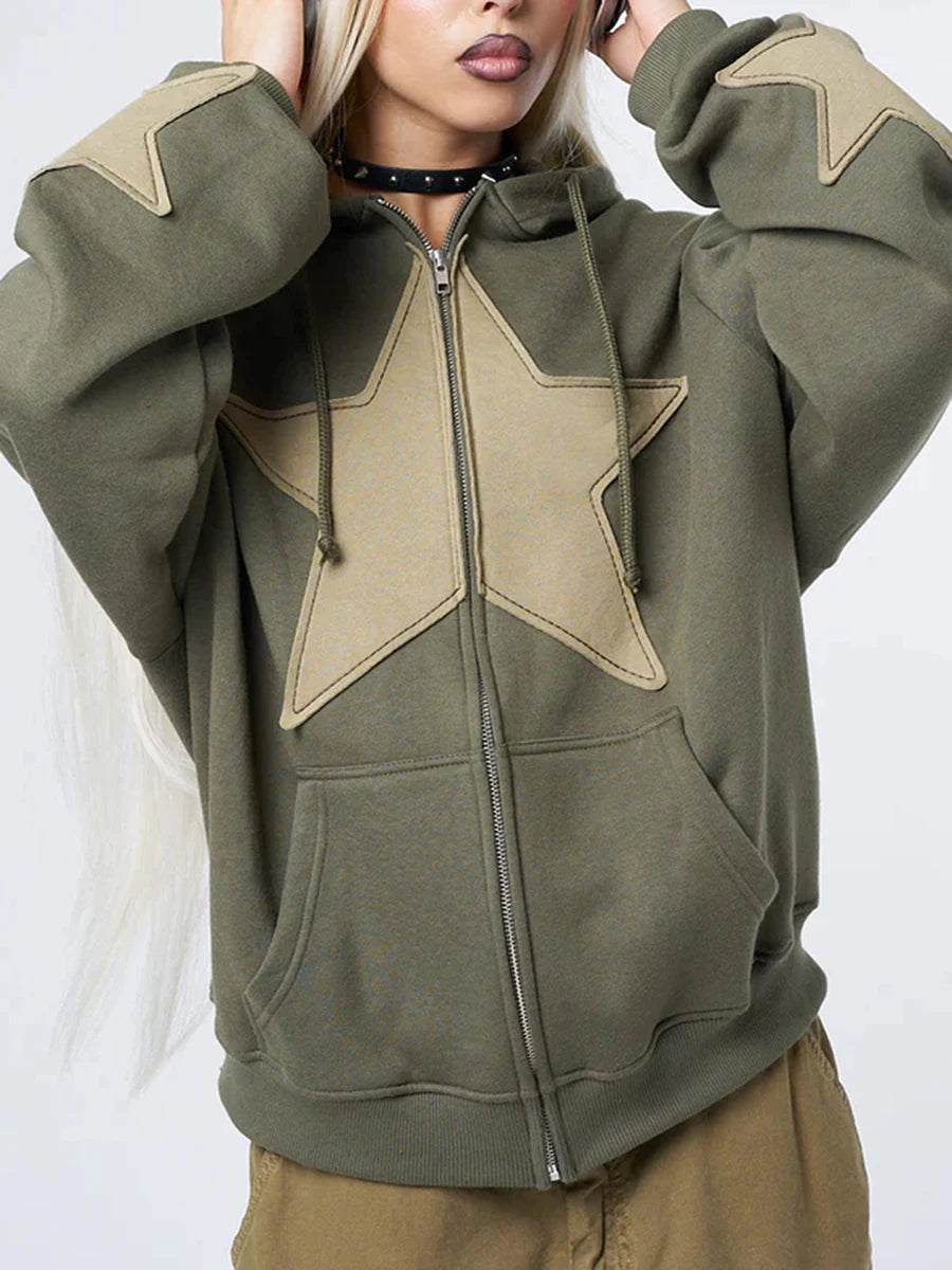 Women’s Star Zip-Up Hoodie