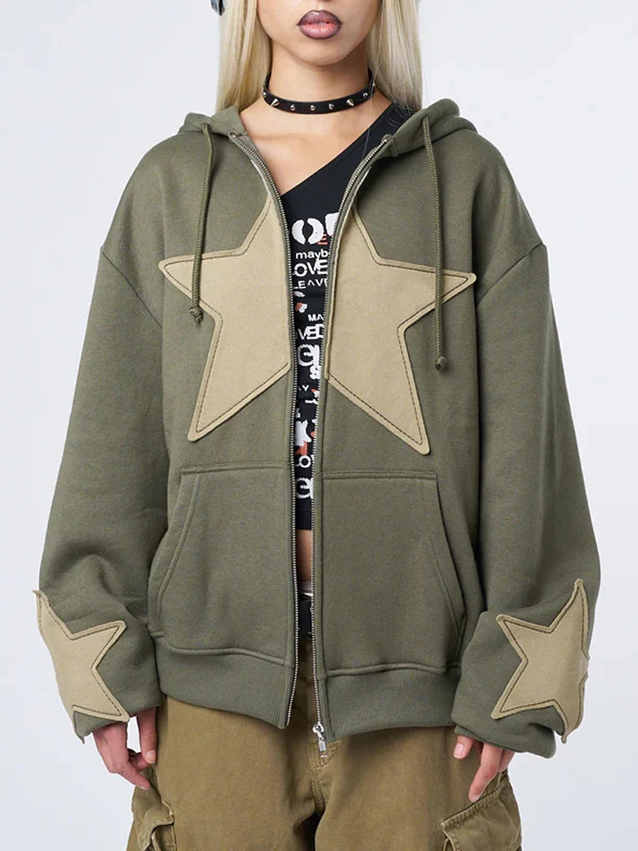 Women’s Star Zip-Up Hoodie